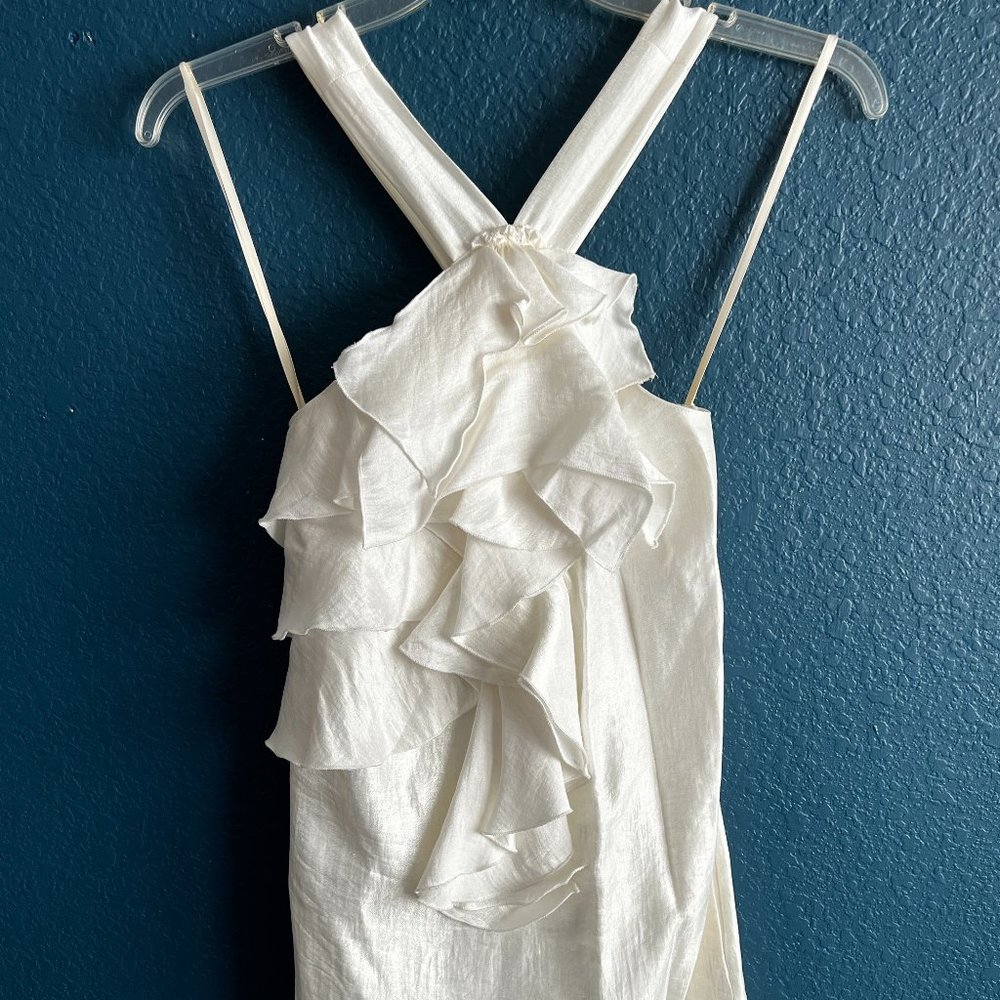 White Boston Proper Dress size S